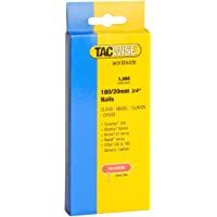 TACWISE 0360 Clavos de 180 x 20 mm (caja de 1000 unidades)- Plata- 20 mm- Set Piezas